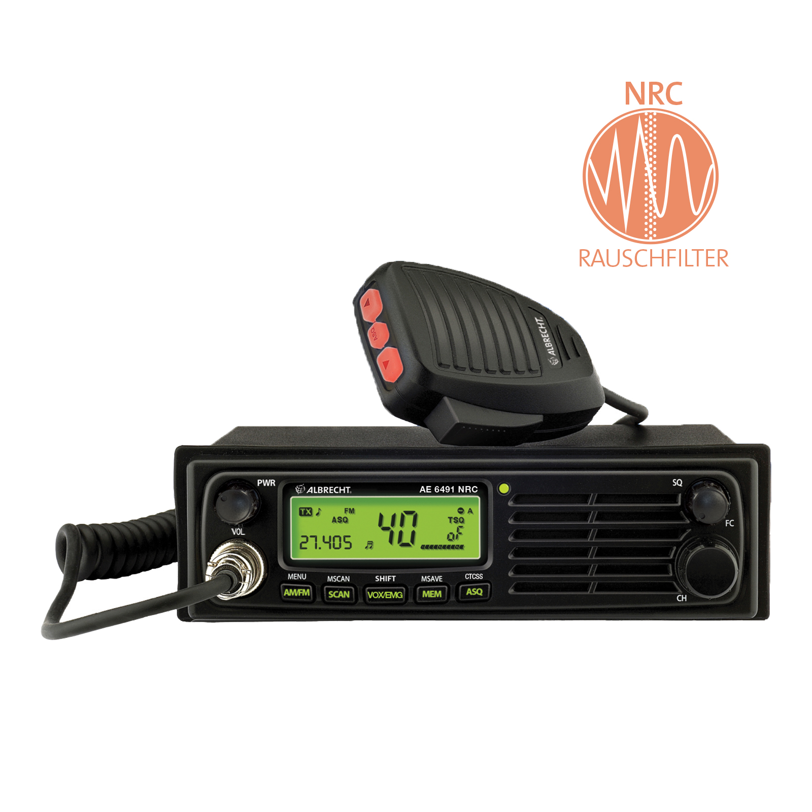 Emisora Alan 100 CB 27 Mhz AM/FM 4 Watios + antena magnetica Lafayette  Emergency